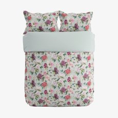 Summer Peony Reversible Duvet Cover Set Vinyard Rose (Multiple Sizes)