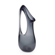 Meghan Vase Glass Dark Grey Meghan Vase Glass Dark Grey