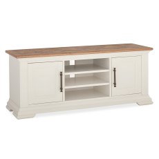 Belgrave 2 Door TV/Entertainment Unit Ivory & Oak Belgrave 2 Door TV/Entertainment Unit Ivory & Oak