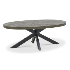 Ellipse Coffee Table Fumed Oak Ellipse Coffee Table Fumed Oak