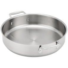 Profile Matt Stainless Steel Sauteuse Pan 28cm Profile Matt Stainless Steel Sauteuse Pan 28cm