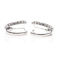 Double Loop Earrings Pair (Multiple Colours)