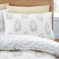 Eloise Floral Reversible Duvet Cover Set Blue (Multiple Sizes)