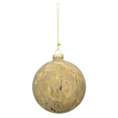 Glass Bauble Brown 10cm Glass Bauble Brown 10cm