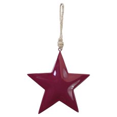 Hanging Enamel Star Purple (Multiple Sizes) Hanging Enamel Star Purple (Multiple Sizes)