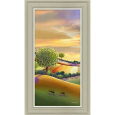 The Golden Hour Detail I 40cm x 70cm Picture By Catherine J Stephenson Beige Frame