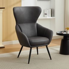 Annecy Armchair Faux Suede (Multiple Colours)
