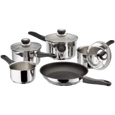 Vista 5 Piece Draining Saucepan Set