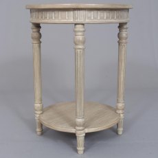 Heritage Willow Round Side/Lamp Table Natural