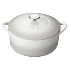 Cast Iron Round Casserole Dish (Multiple Sizes & Colours)
