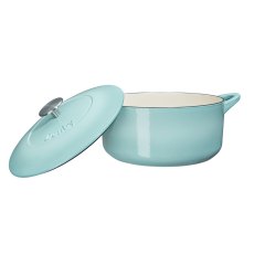 Cast Iron Round Casserole Dish (Multiple Sizes & Colours)