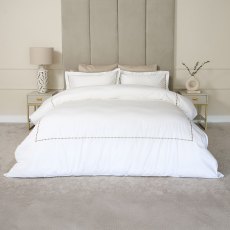 Vivaan Duvet Cover Set Taupe (Multiple Sizes)