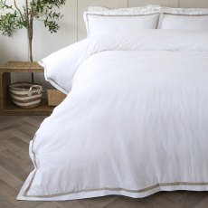Aarie Duvet Cover Set Natural (Multiple Sizes)