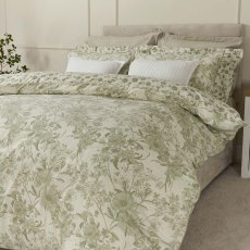 Ada Reversible Duvet Cover Set Green (Multiple Sizes)