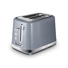 Saturn 2 Slice Toaster Grey