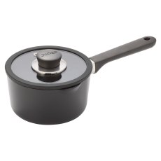 Vista Ceramic Non-Stick Draining Saucepan with Glass Lid (Multiple Sizes)