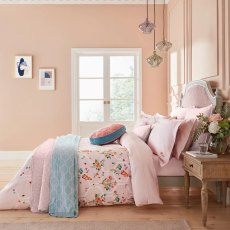 Peppermint Duvet Cover Set Pink (Multiple Sizes)