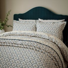 Ribbon Lattice Duvet Cover Set Teal (Multiple Sizes)