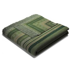Kian Stripe Throw 140cm x 180cm Green