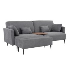 Moonap Monroe 3 Seater Sofa With Medium Footstool With Gap and Table Limited Fabrics (Multiple Sizes