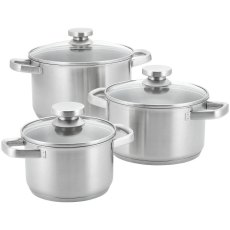3 Piece Casserole Set with Glass Lids 3 Piece Casserole Set with Glass Lids