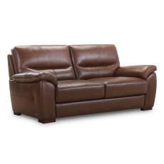 Novara 3 Seater Sofa Leather Category 13(S) Winchester Brown Novara 3 Seater Sofa Leather Category 13(S) Winchester Brown