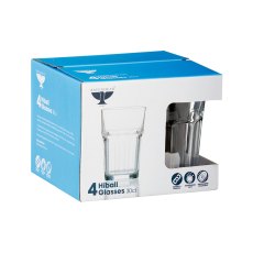 Manhattan Hi-ball Glasses (Set Of 4) Manhattan Hi-ball Glasses (Set Of 4)