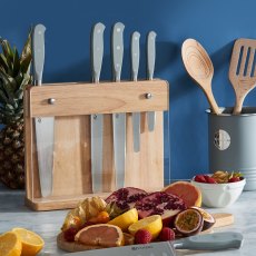 Assure Elite 7 Piece Knife Block Wood