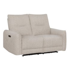 Kasia 2 Seater Electric Reclining Zero Gravity Sofa Fabric Taupe Kasia 2 Seater Electric Reclining Zero Gravity Sofa Fabric Taupe
