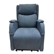 Galileo 1 Motor Lift & Rise Recliner On Wheels With Removeable Armcaps Fabric Blue Ocean