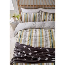 Huntington Stripe Reversible Duvet Cover Set (Multiple Sizes & Colours)