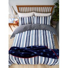 Huntington Stripe Reversible Duvet Cover Set (Multiple Sizes & Colours)