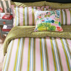 Raven Stripe Reversible Duvet Cover Set Multi-Coloured (Multiple Sizes)