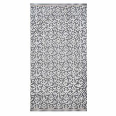 Alba/Maira Towels Charcoal Chalk & Tan