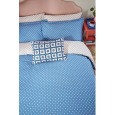 Sora Reversible Duvet Cover Set Blue (Multiple Colours)