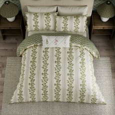 Cobnut Reversible Duvet Cover Set Leaf Green (Multiple Sizes)