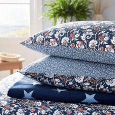 Lawrence Reversible Duvet Cover Set Navy (Multiple Sizes) Lawrence Reversible Duvet Cover Set Navy (Multiple Sizes)