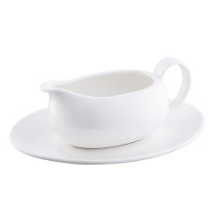 Erne Sauce Boat & Tray Erne Sauce Boat & Tray