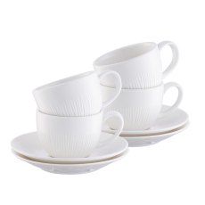 Erne Espresso Cup & Saucer (Set of 4) Erne Espresso Cup & Saucer (Set of 4)