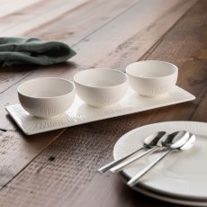 Erne 3 Piece Serving Bowl Set with Tray Erne 3 Piece Serving Bowl Set with Tray