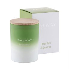 Lemon Balm & Spearmint Candle with Wooden Lid (Multiple Sizes)