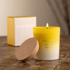 Lime & Vetiver Candle with Wooden Lid (Multiple Sizes)