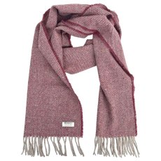 Forever Bramble Herringbone Scarf 30cm x 180cm Wine