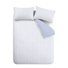Hampton Stripe Reversible Duvet Cover Set Blue (Multiple Sizes) Hampton Stripe Reversible Duvet Cover Set Blue (Multiple Sizes)