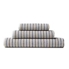 Rice Weave Stripe Towels (Multiple Sizes & Colours)