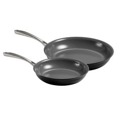 Hard Anodised Frying Pan Set 26cm/30cm (Set of 2) Hard Anodised Frying Pan Set 26cm/30cm (Set of 2)
