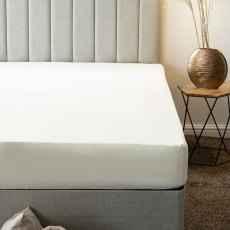 Brushed Cotton Fitted Sheet (15") (Multiple Sizes & Colours)