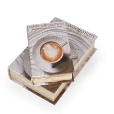 Coffee Book Decorative Book Box (Set Of 2) Coffee Book Decorative Book Box (Set Of 2)