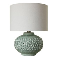 Arabella Table Lamp Light Green Base With Off White Linen Shade Arabella Table Lamp Light Green Base With Off White Linen Shade