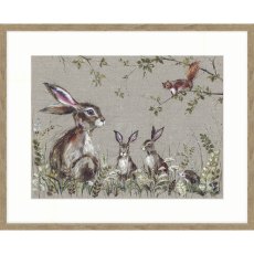 Country Companions 52cm x 42cm Picture By Nicola Jane Rowles Wooden Frame Country Companions 52cm x 42cm Picture By Nicola Jane Rowles Wooden Frame